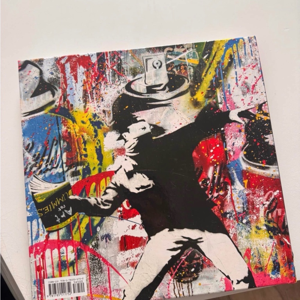 Mr brainwash coffee table book signed by artist